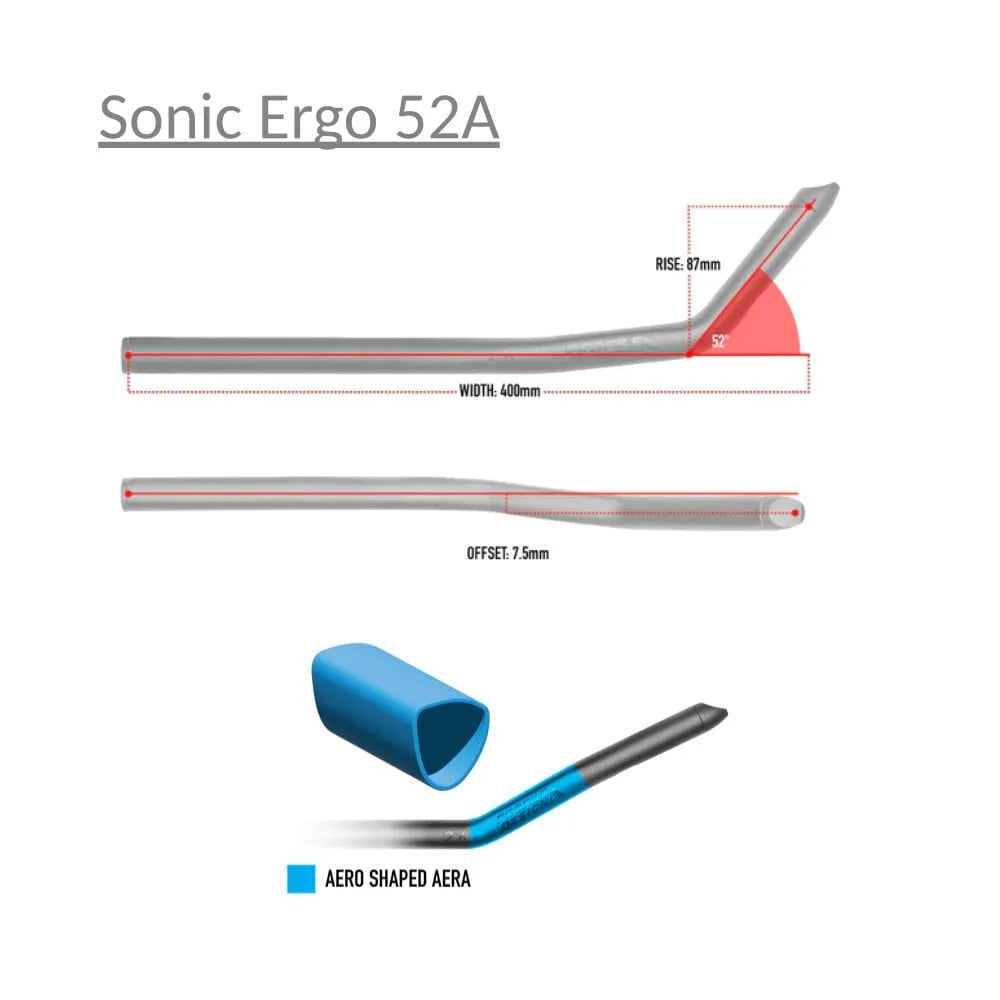 Profile Design Sonic Ergo 52A Triathlon-Lenkeraufsatz