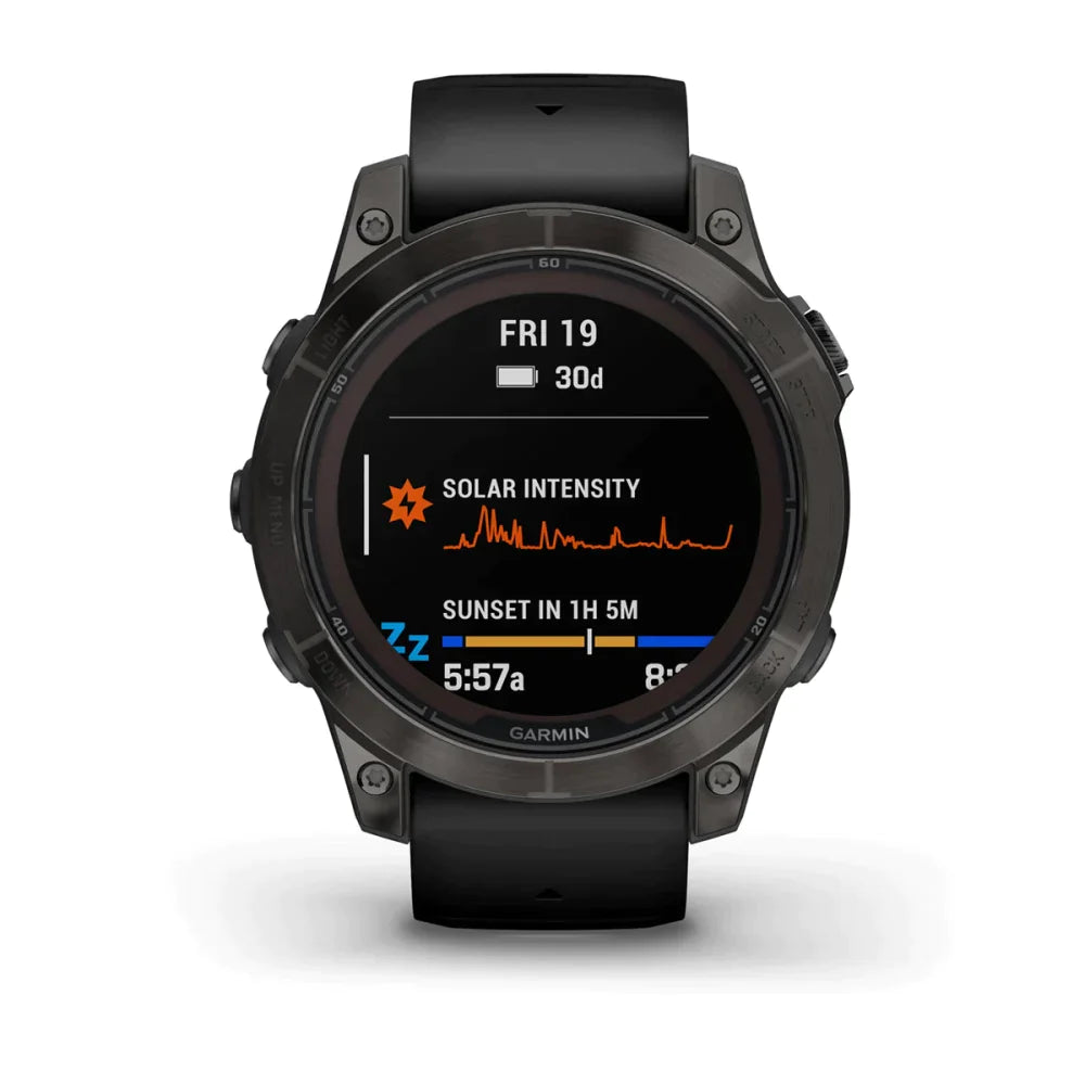 Garmin Fenix 7S Pro Sapphire Solar Edition GPS Multisport-Smartwatch mit Solarladefunktion